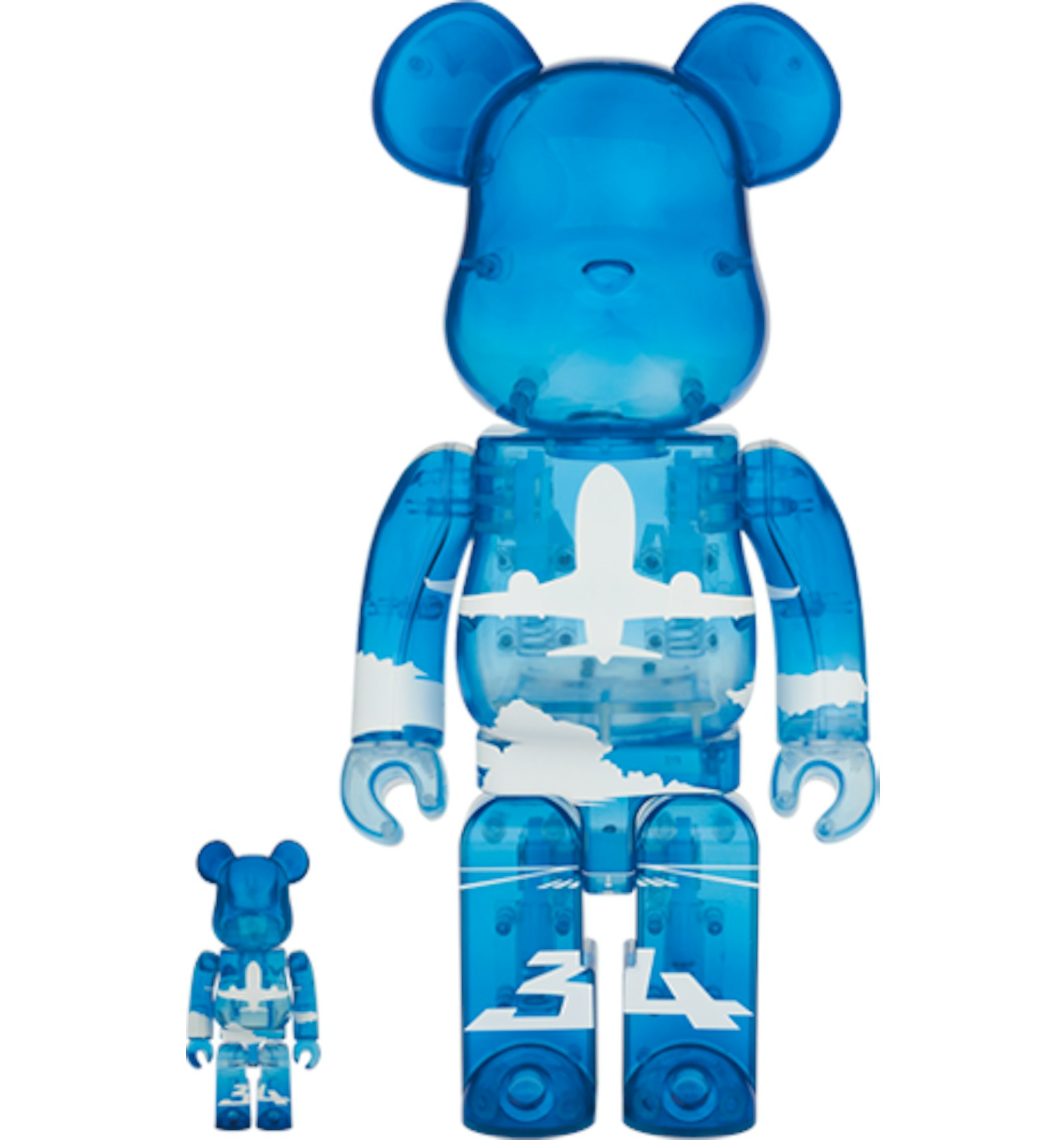 Bearbrick x ANA Original Blue Sky 100% & 400% Set - US