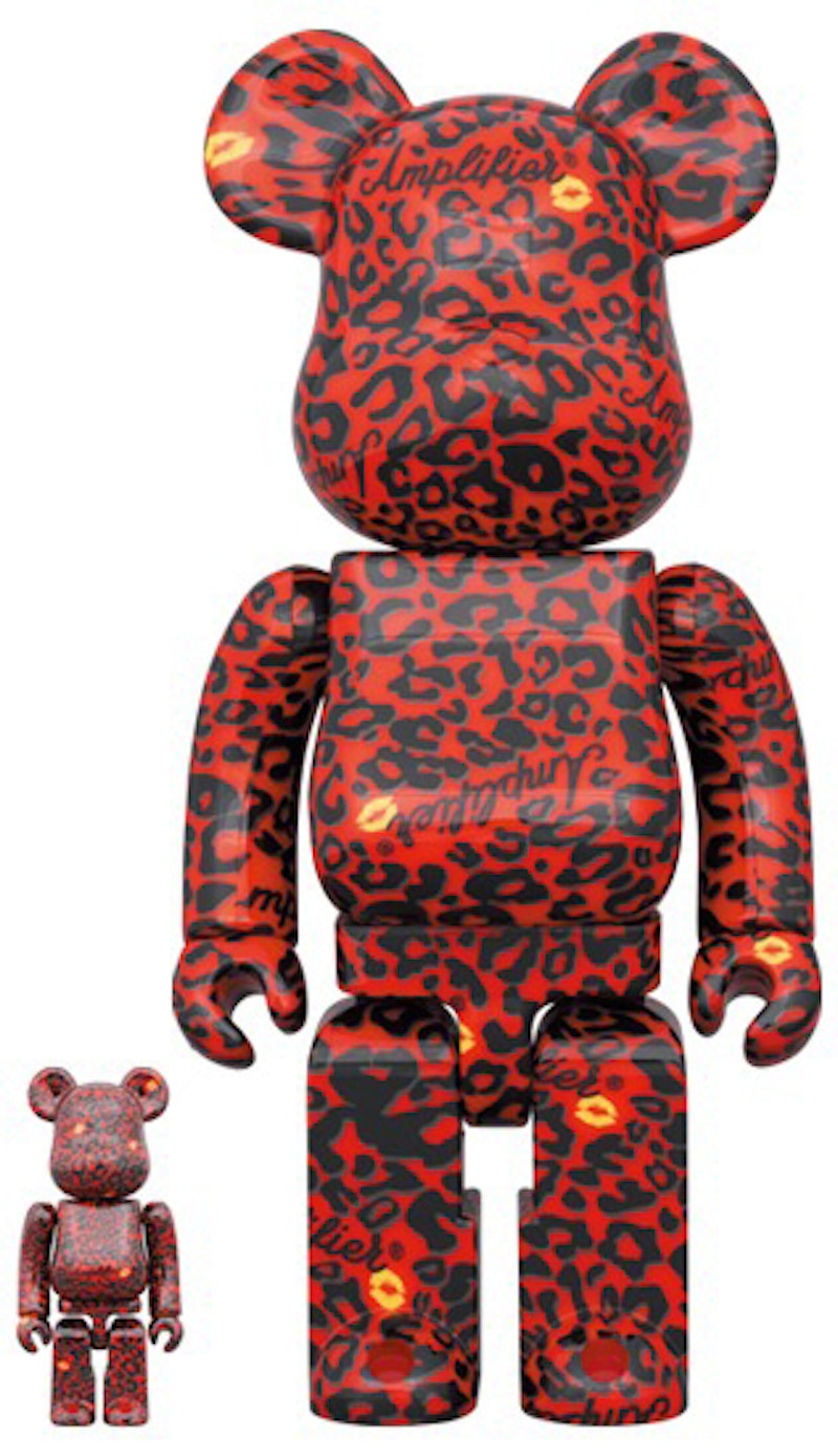 Bearbrick Amplifier Red 100% & 400% Set - US