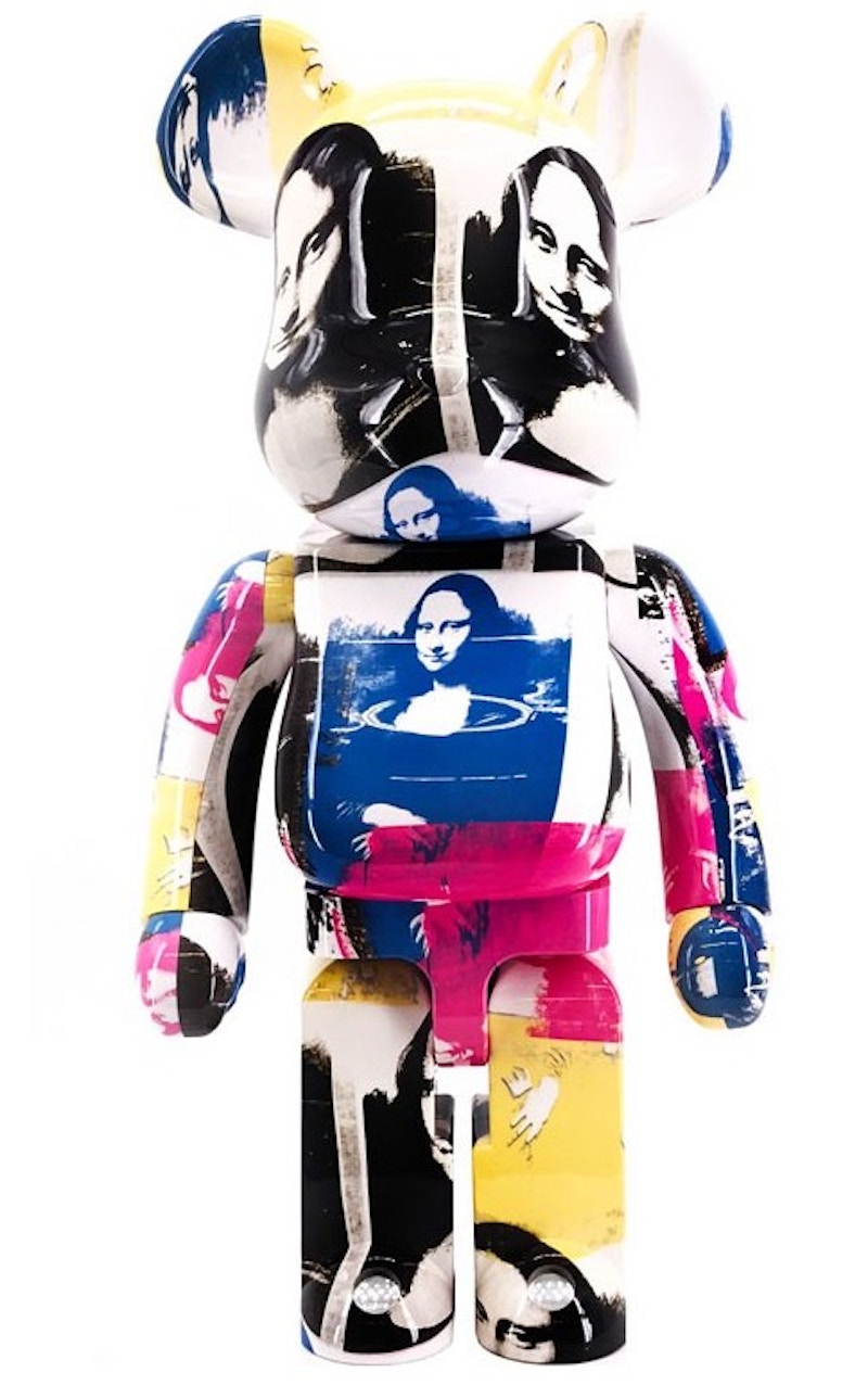 Bearbrick Andy Warhol Double Mona Lisa 1000% Multicolor - JP