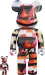 Bearbrick x Andy Warhol x The Rolling Stones Mick Jagger 100 