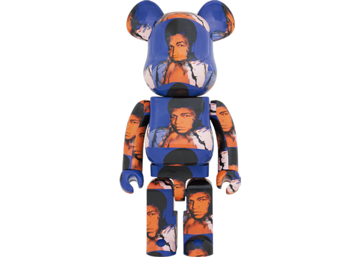 Bearbrick Andy Warhol's Muhammad Ali 1000% - US Bearbrick Andy Warhol's Muhammad Ali 1000% - US