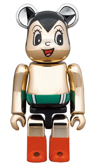 Bearbrick Astro Boy Chrome Ver. 100% & 400% Set - JP