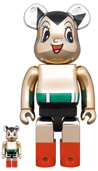 Bearbrick Astro Boy Chrome Ver. 100% & 400% Set - US