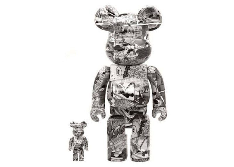 Bearbrick Milk Panda Boy & Girl 400% Black/White - US