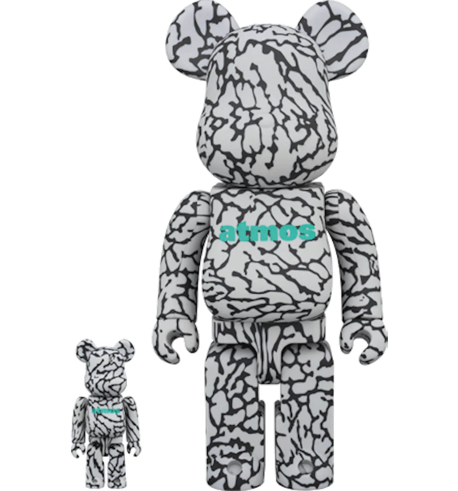 Bearbrick Atmos 100 400 Set Grey US