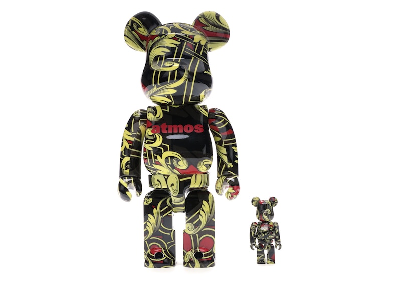 Bearbrick Atmos Scarf 100% & 400% Set Black - JP