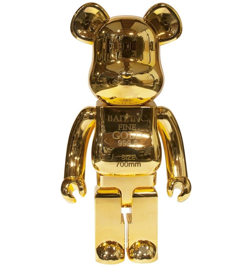 Bearbrick BAIT x Medicom Gold Bar 1000% Gold US
