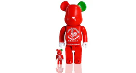 Bearbrick BAIT x Medicom x Sriracha 100% & 400% Set Red