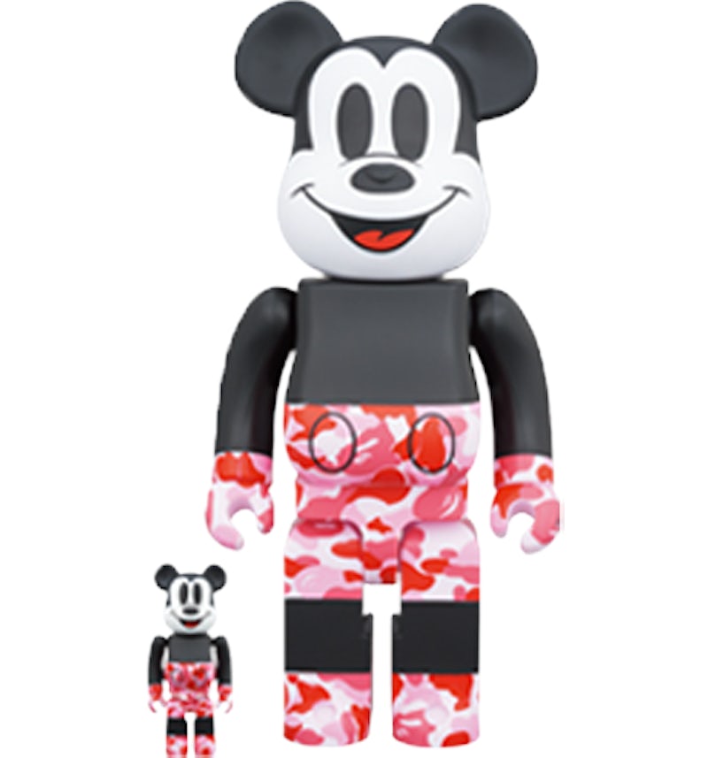 その他 BAPE MICKEY MOUSE BE@RBRICK 100% 400% Bearbrick-BAPE-Mickey-Mouse-