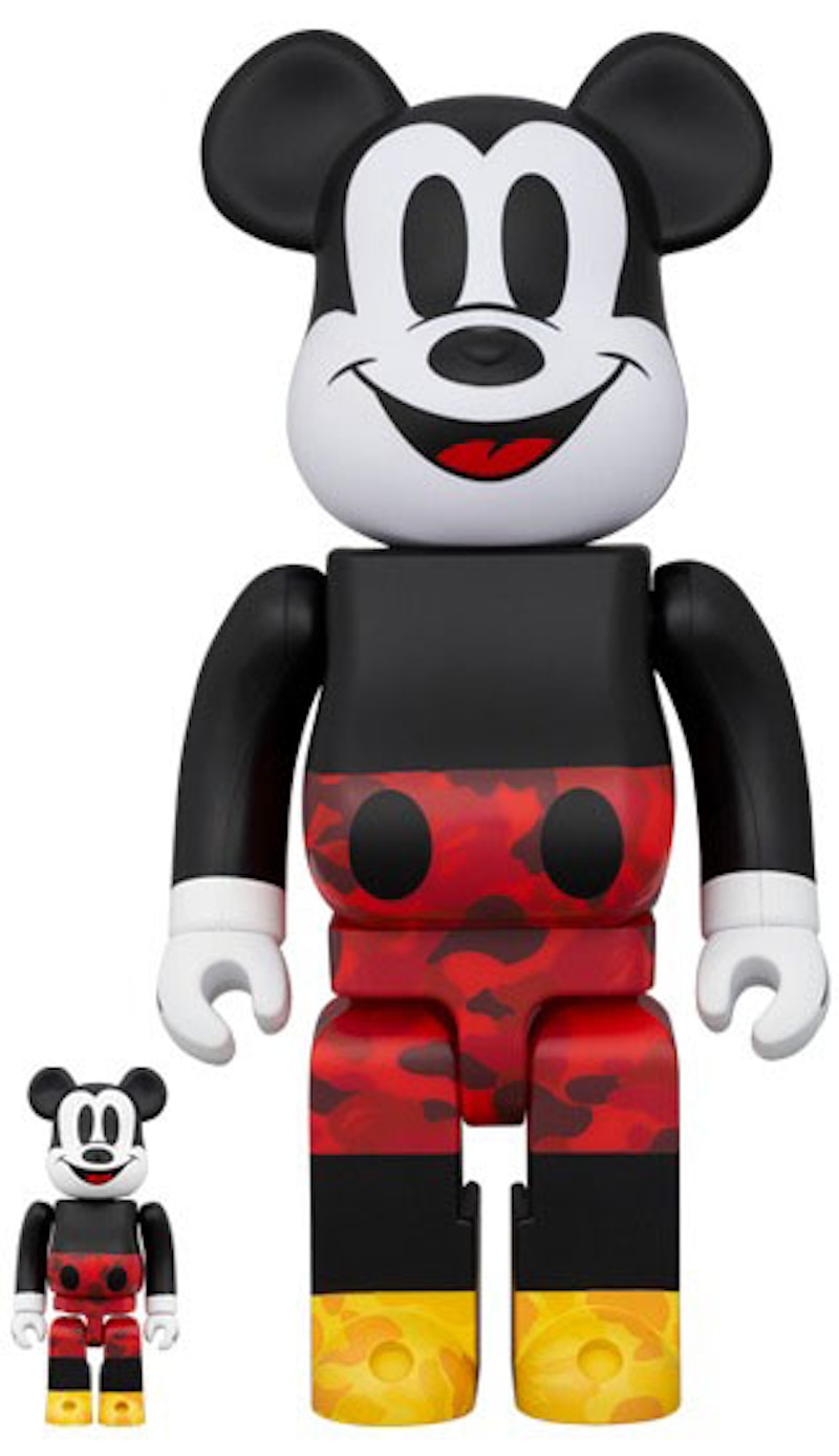 Bearbrick BAPE(R) Disney Mickey Mouse 100% & 400% Set - US