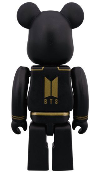 Bearbrick BTS 100% Black - US