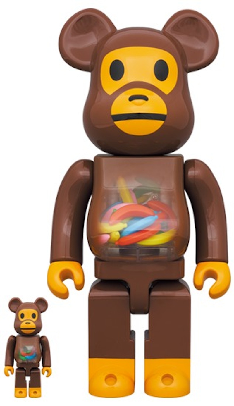 BE@RBRICK BABY MILO AND BANANA 100% 400%