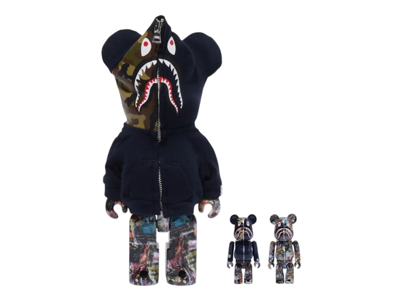 LEGACY CAMO SHARK BE@RBRICK 100%&400% | bape.com