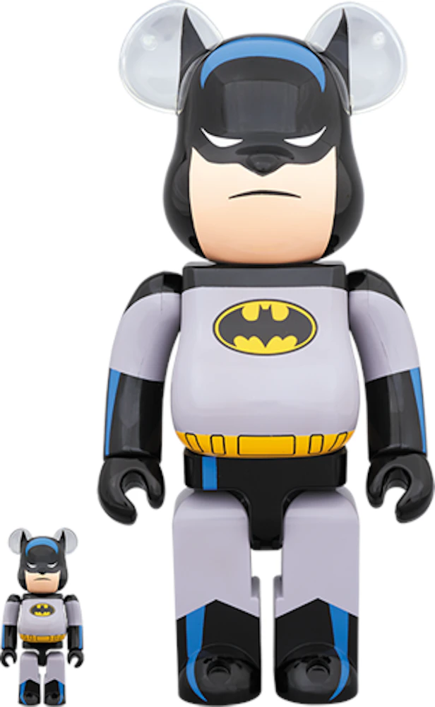 Bearbrick Batman Animated 100% & 400% Black - US