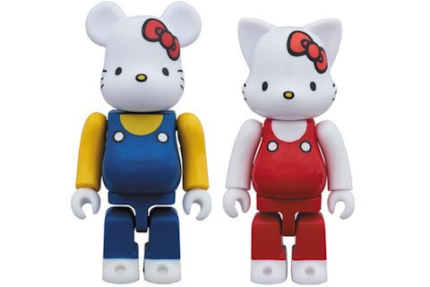 Bearbrick Bearbrick Nyabrick Hello Kitty 100% Set Multi US
