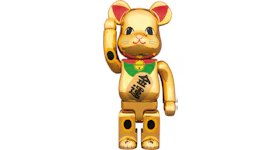 Bearbrick Beckoning Cat Gold-plated Six 400% Gold