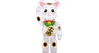 Bearbrick Beckoning Cat Transparent 400% Clear
