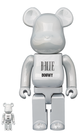 Bearbrick Boowy B Blue 100% u0026 400% Set