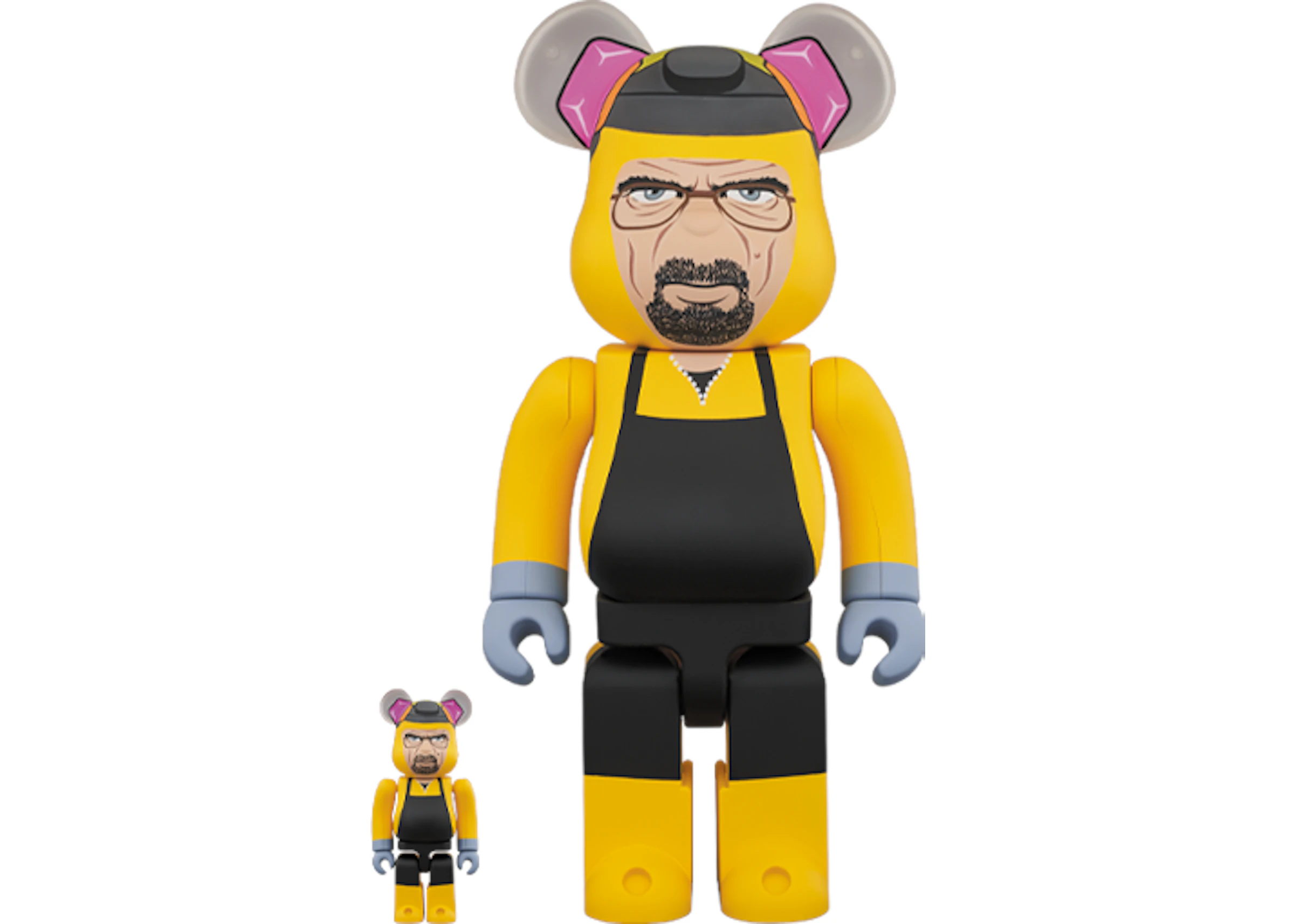 Bearbrick Breaking Bad Walter White (Chemical Protective Clothing Ver.)  100% & 400% Set