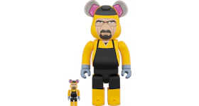 Bearbrick Breaking Bad Walter White (Chemical Protective Clothing Ver.) 100% & 400% Set