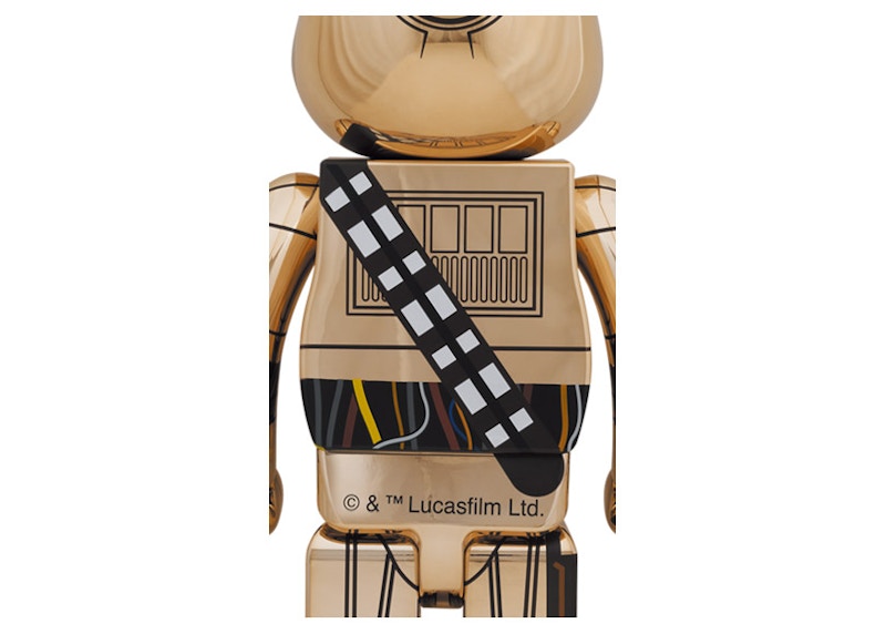 Bearbrick C-3PO (The Rise of Skywalker Ver.) 1000% Gold Chrome Ver. - US