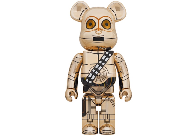 Bearbrick C-3PO (The Rise of Skywalker Ver.) 1000% Gold Chrome Ver