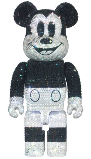 Bearbrick CRYSTAL DECORATE MICKEY MOUSE 400% - US