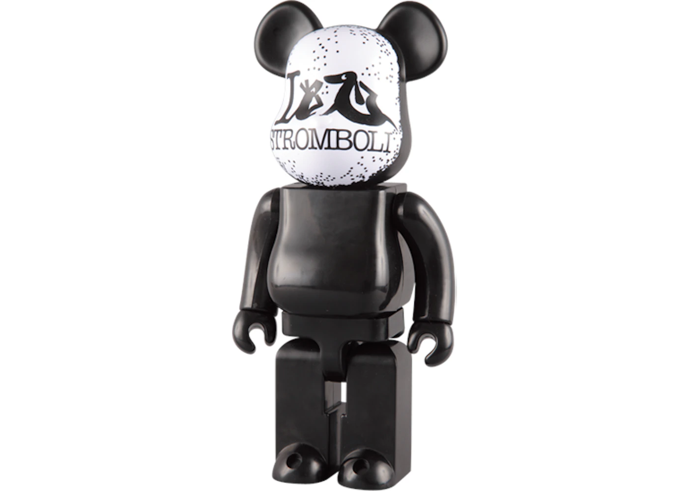 Bearbrick Caperino & Peperone A Round World 400% Black - JP