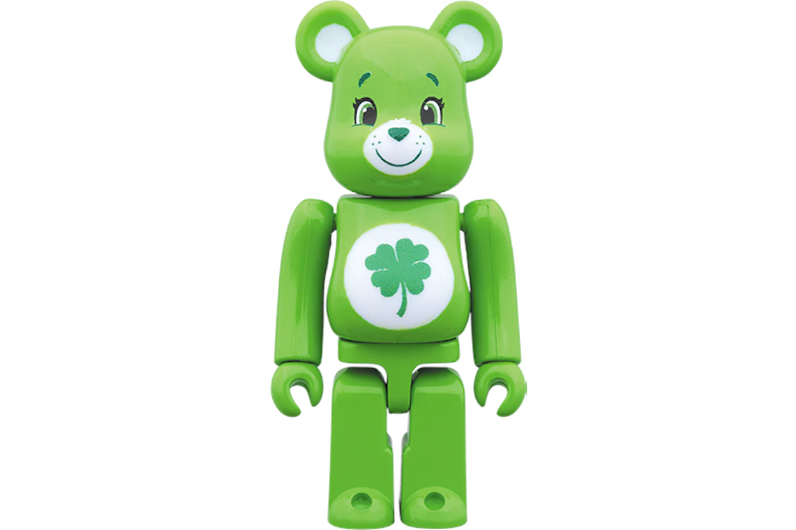 Bearbrick Care Bear (TM) Good Luck Bear 100% Green