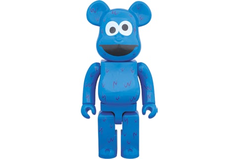BE@RBRICK × SESAME STREET クッキーモンスター 400% Bearbrick Cookie Monster 400% Blue - US