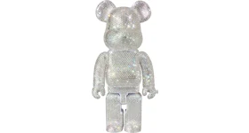 Bearbrick Crystal 400% Silver