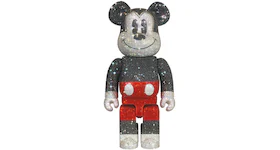 Bearbrick Crystal Decorate Mickey Mouse 400% Red & White Ver.