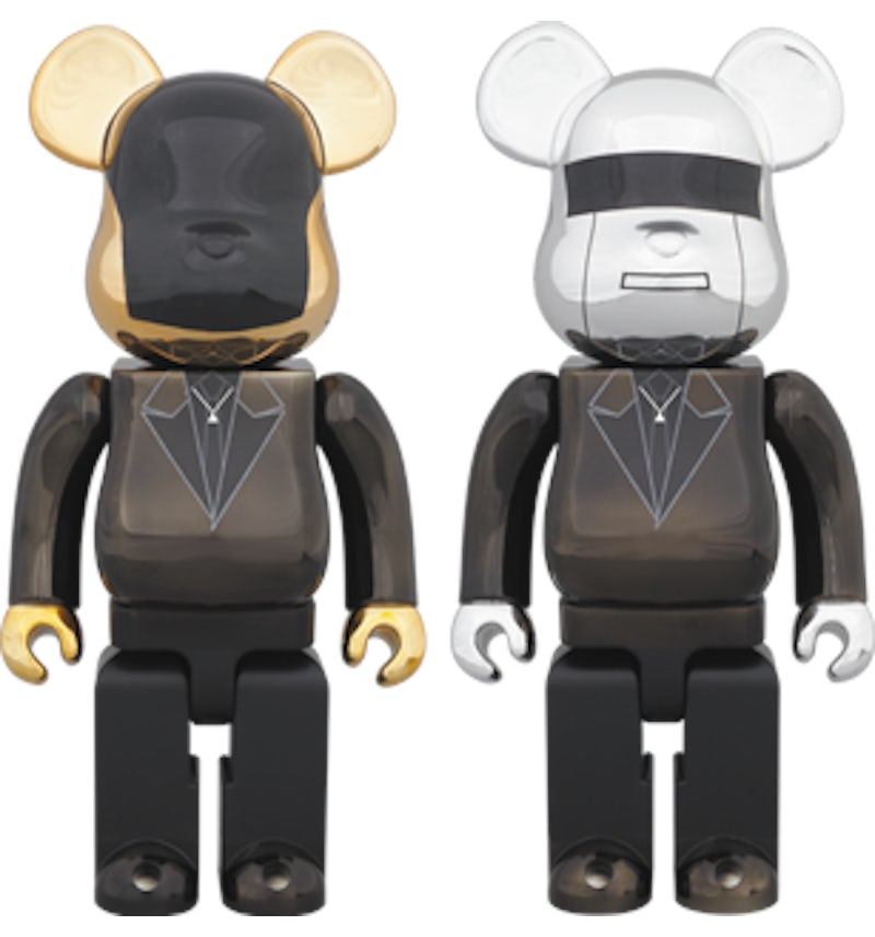Bearbrick Daft Punk (2 Pack) 400% Black - US Bearbrick Daft Punk (2 Pack) 400% Black - US