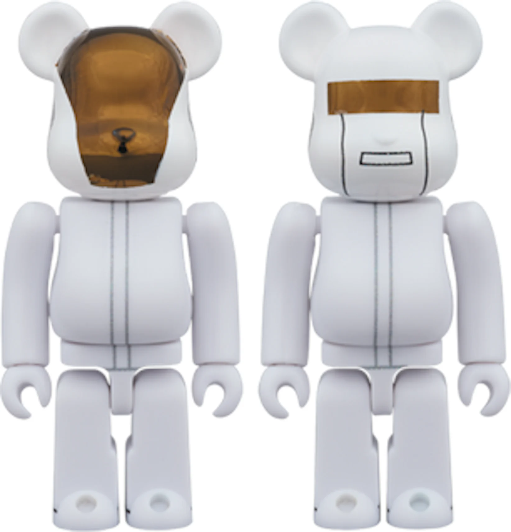 Bearbrick Daft Punk (White Suits Ver.) 2 Pack 100% White - US