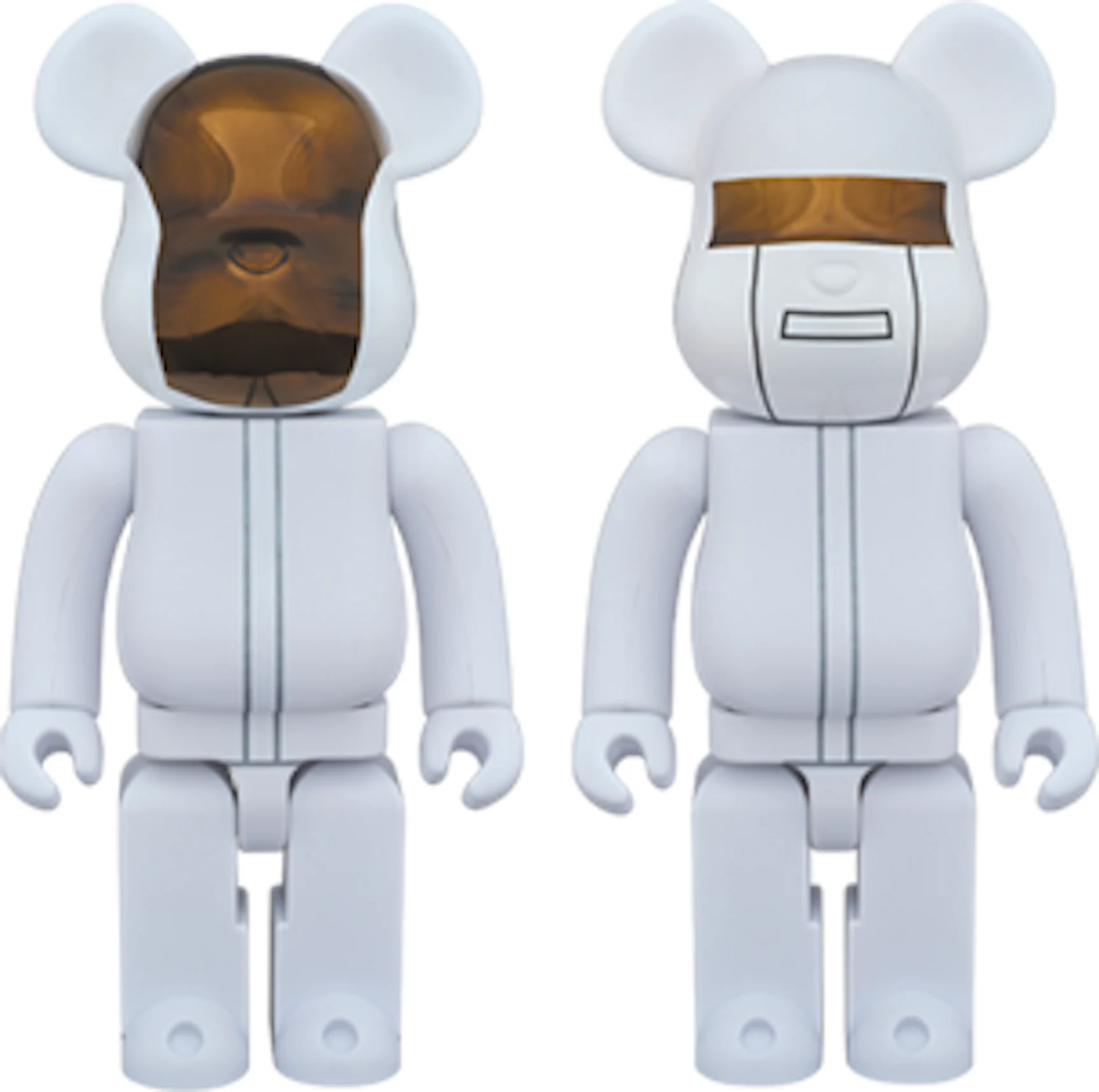 Bearbrick Daft Punk (White Suits Ver.) 400% White