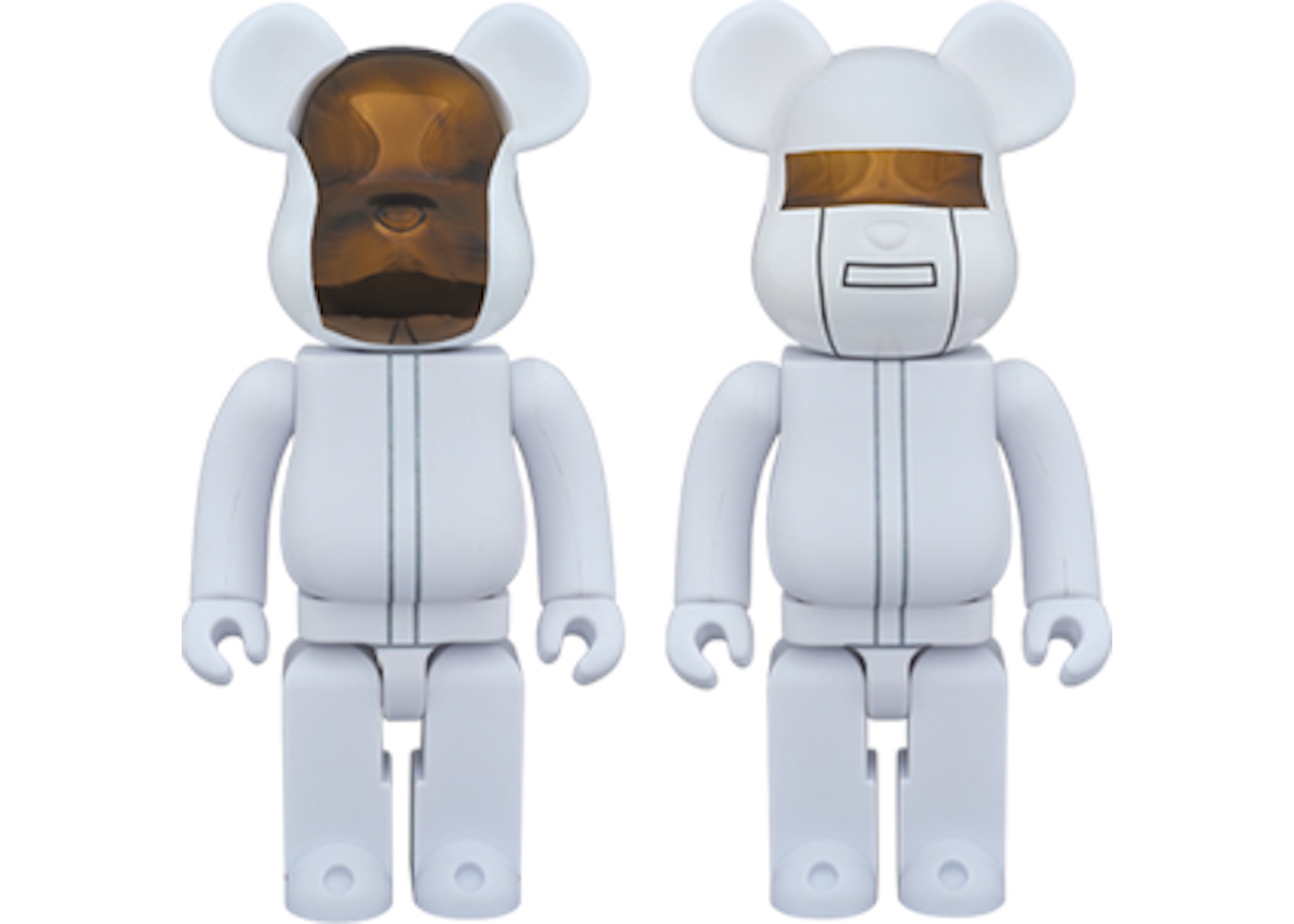 Bearbrick Daft Punk (White Suits Ver.) 400% White - US