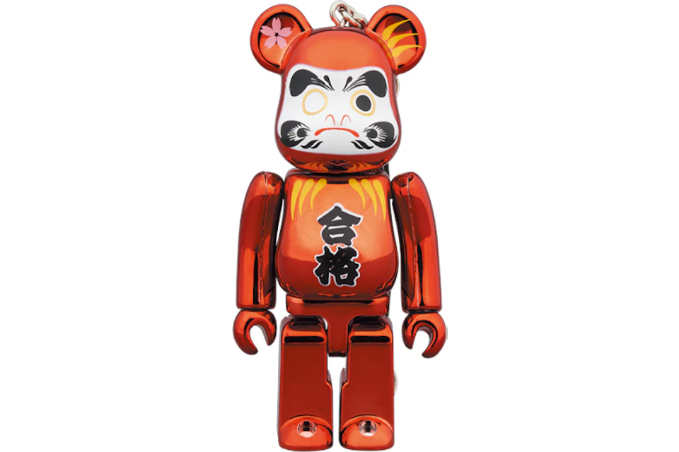 Bearbrick Daruma Passed Red Plating 100%