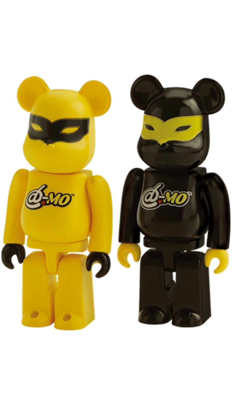 Bearbrick Datmo Black 100% & 400% Set Black
