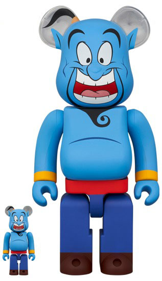 Bearbrick Disney Aladdin Genie 100% u0026 400% Set