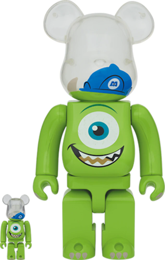 Bearbrick Disney Pixar Monsters, Inc. Mike 100% & 400% Set