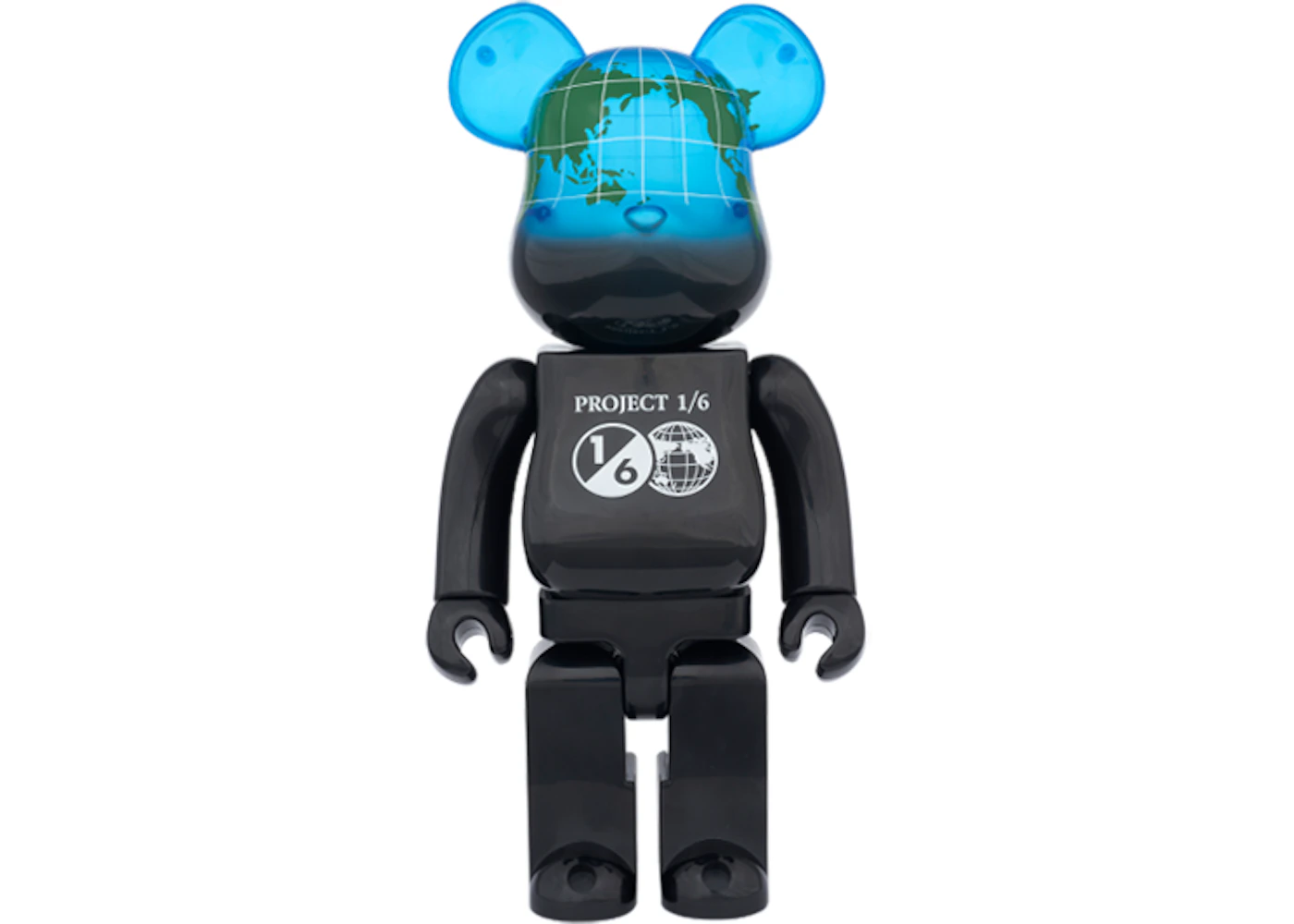 Bearbrick Earth Cosmic 400% Black - US Bearbrick Earth Cosmic 400% Black - US
