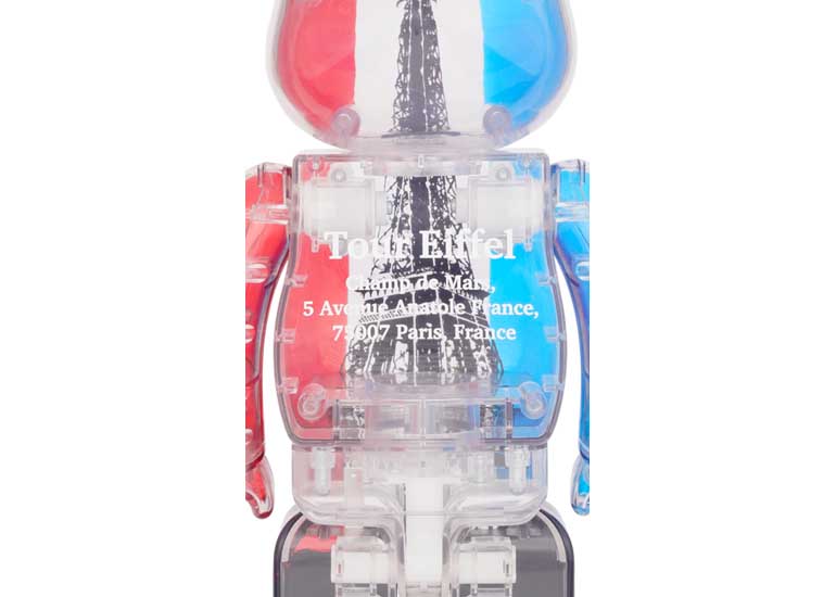 Bearbrick Eiffel Tower Tricolor Ver. 400%