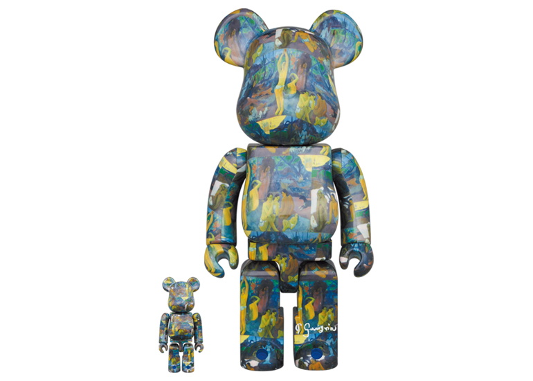 Bearbrick Eugène Henri Paul Gauguin (Where Do We Come From? What Are We?  Where Are We Going?) 100% & 400% Set