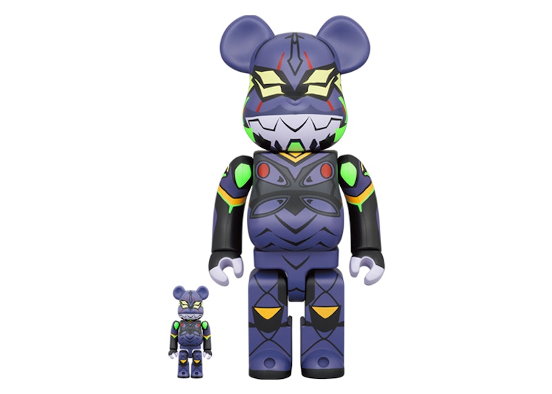 Bearbrick Evangelion Unit 13 (New Paint Version) 100% & 400% Set - JP