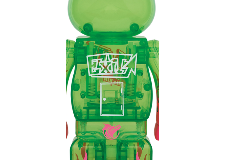 Bearbrick Exit 400% Green - US