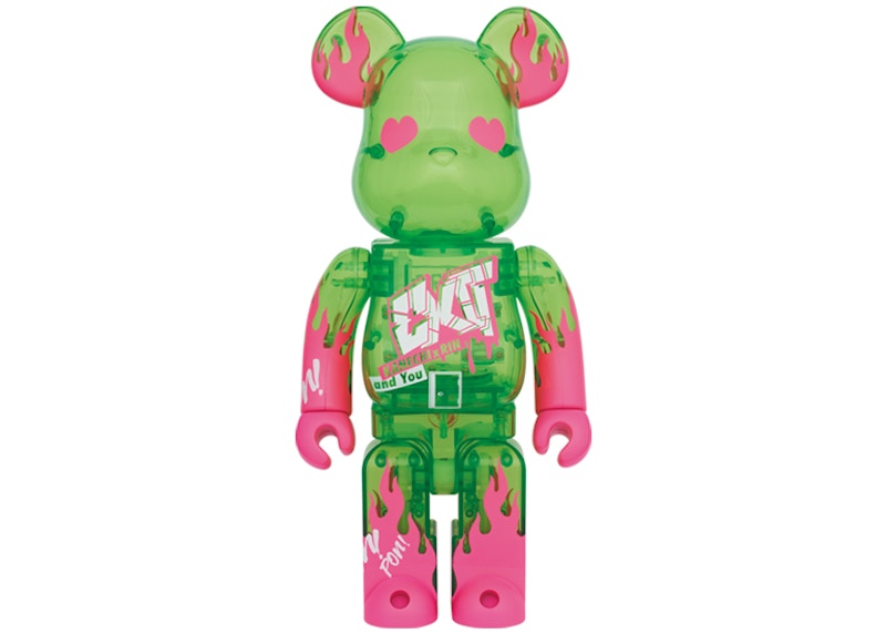 Bearbrick Exit 400% Green - US