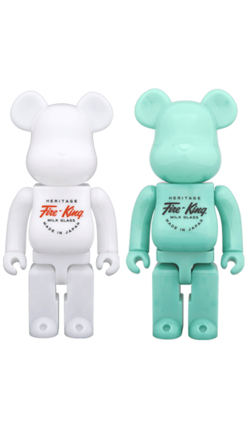その他 BE@RBRICK Fire-King 400%100% WHITE GREEN その他 BE@RBRICK Fire-King 400%100% WHITE GREEN BE@RBRICK Fire
