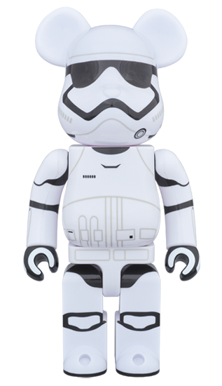 Bearbrick First Order Stormtrooper 400% White