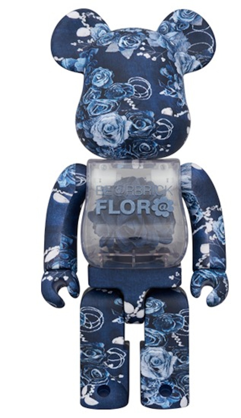 BE@RBRICK ベアブリック FLOR@ DENIM 400％ - yanbunh.com