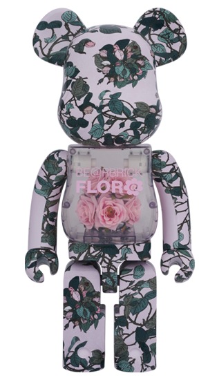 Bearbrick Flor@ Pink Rose 10 - GB